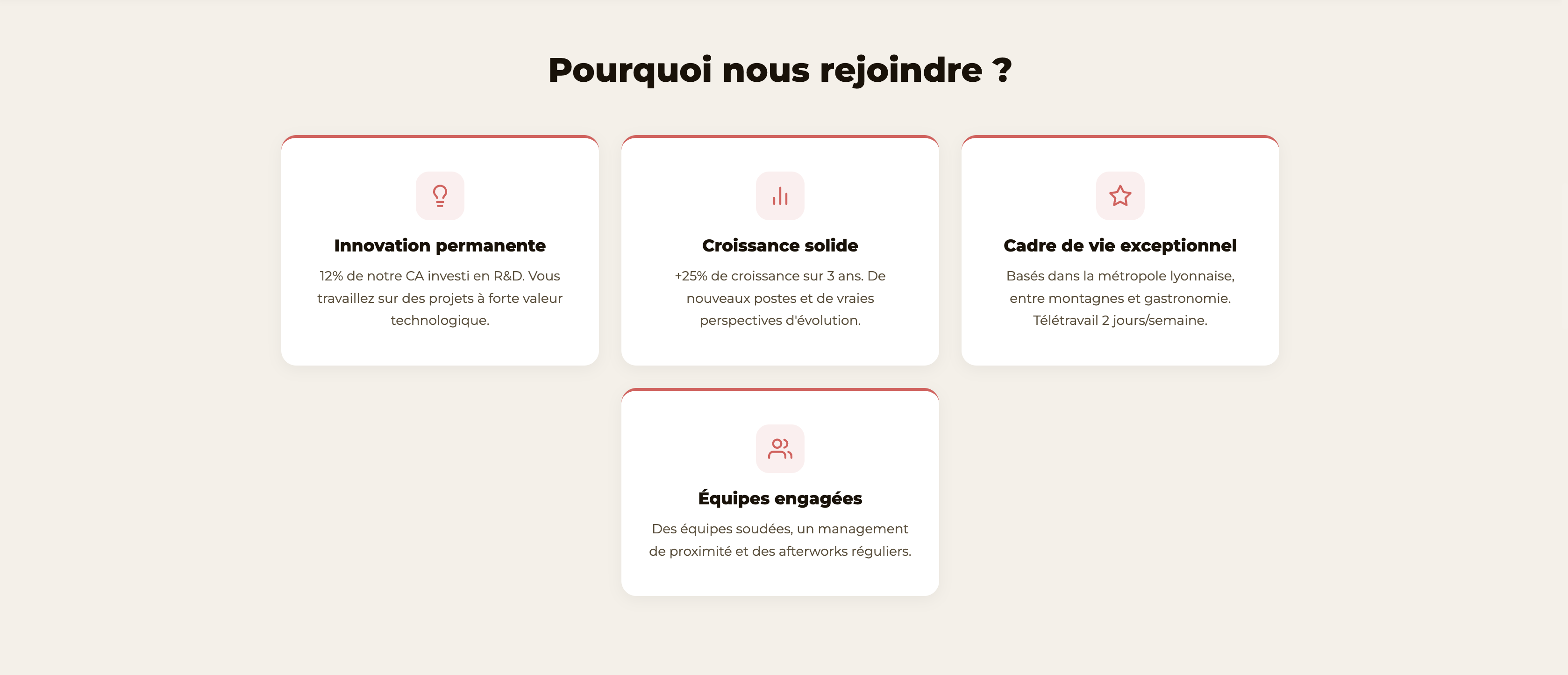 Page carrière — pourquoi nous rejoindre