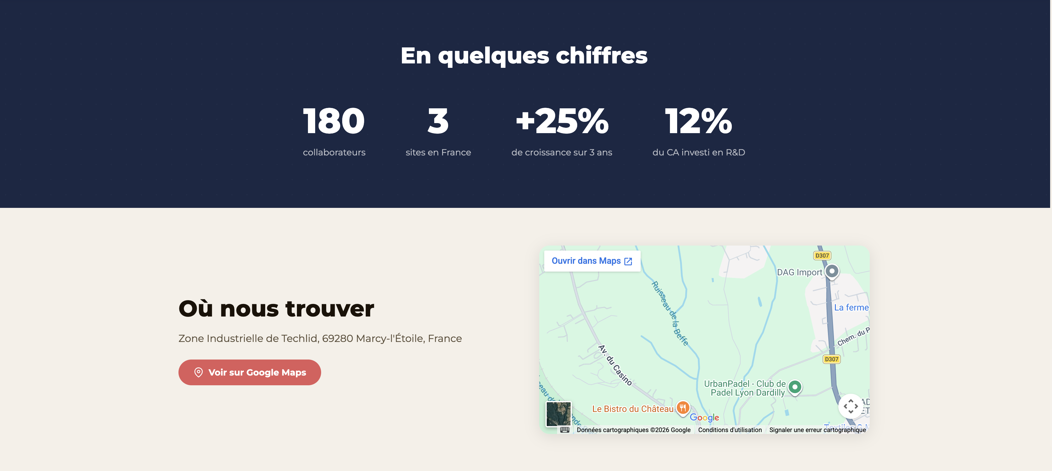Page carrière — offres d'emploi